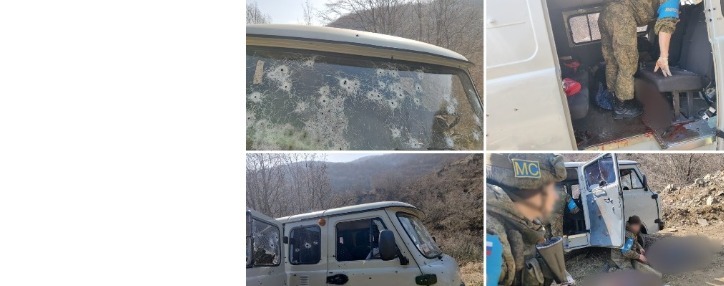 Диверсанты ВС Азербайджана атаковали автомобиль МВД Арцаха. Степанакерт представит доказательства провокаций 