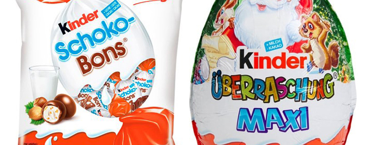 Регулятор запретил в Армении реализацию двух видов изделий марки «Киндер»