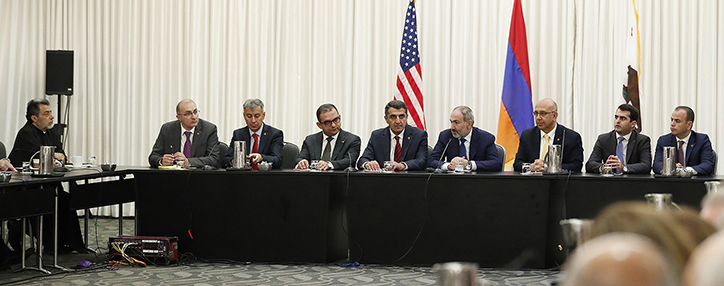 Пашинян представил главам структур армянской общины Калифорнии видение формирования всеармянской повестки