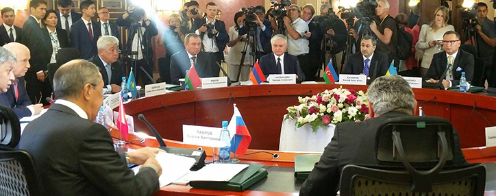 Эдвард Налбандян принял участие в заседании Совета глав МИД СНГ