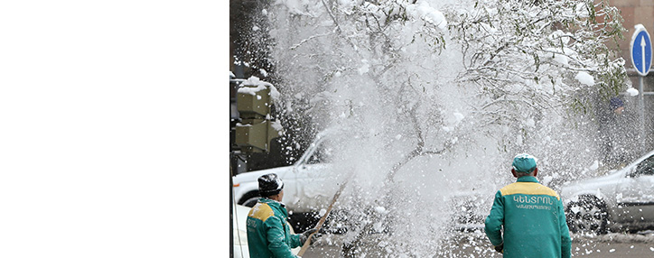 Երևանի քաղաքապետը հանձնարարել է «Սանիթեքին» նախապատրաստվել սպասվող ձյան մաքրման աշխատանքներին