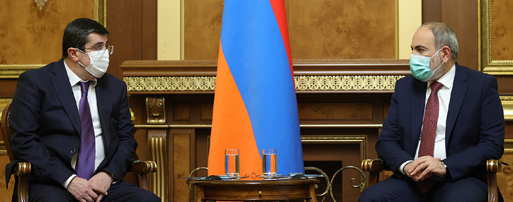 Նիկոլ Փաշինյանն ու Արայիկ Հարությունյանն այսօր կառավարությունում հանդիպել են