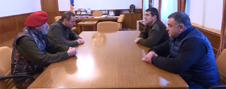 Արցախի նախագահ Արայիկ Հարությունյանն այսօր ընդունել է Երևանի քաղաքապետ Հայկ Մարությանին (ՎԻԴԵՈ)