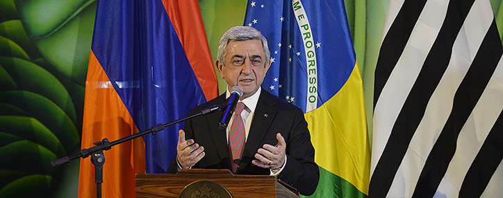 Հայաստանից հազարավոր կիլոմետրեր հեռու գտնվող բարեկամ Բրազիլիայում հայ համայնքը կարողացել է պահպանել հայկական շունչը. ՀՀ նախագահ