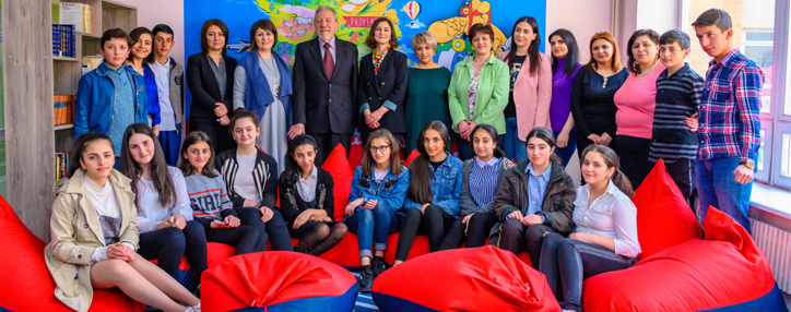 Գյումրիում ստեղծվել է տեխնիկական մեծ հագեցվածությամբ  ֆրանսերենի դասարան (ՎԻԴԵՈ)