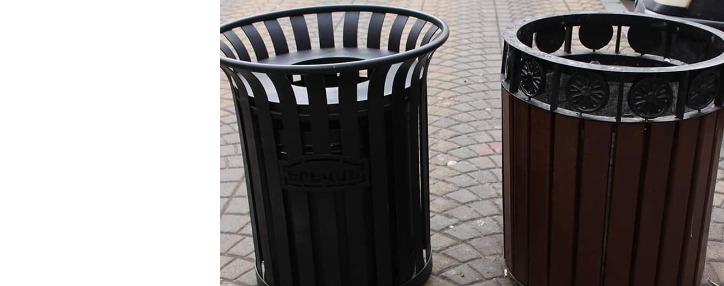 Երևանի կենտրոնում նոր դիզայնով նոր աղբամաններ են տեղադրվում