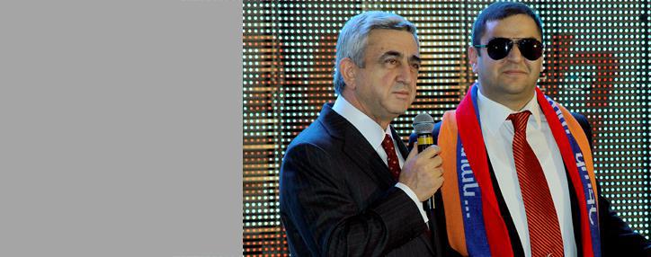 Հայաստանի նախագահի թեկնածու Սերժ Սարգսյանի նախընտրական քարոզարշավը մեկնարկեց քարոզչական հոլովակի շնորհանդեսով 