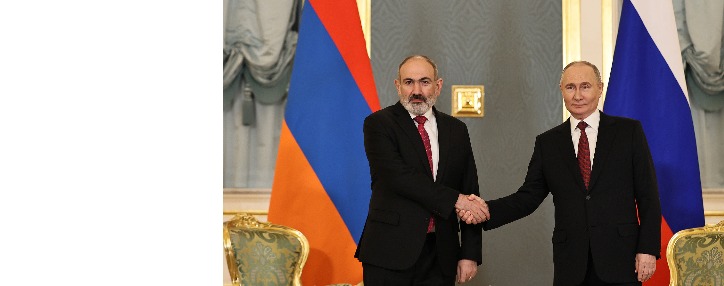  Armenian PM congratulates Russian President on his birthday