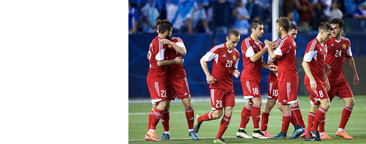 Сборная Армения опустилась на три позиции в новом рейтинге ФИФА