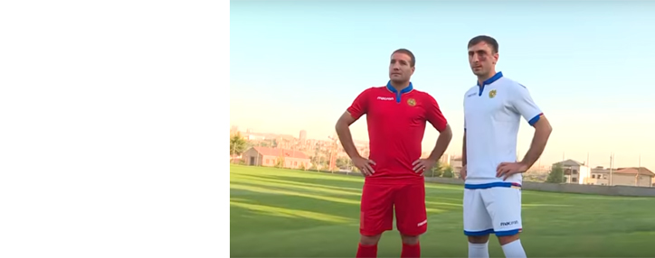 Презентована новая форма национальной сборной Армении по футболу (ВИДЕО)