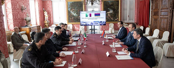 Армения и Италия подписали годовую программу военного сотрудничества