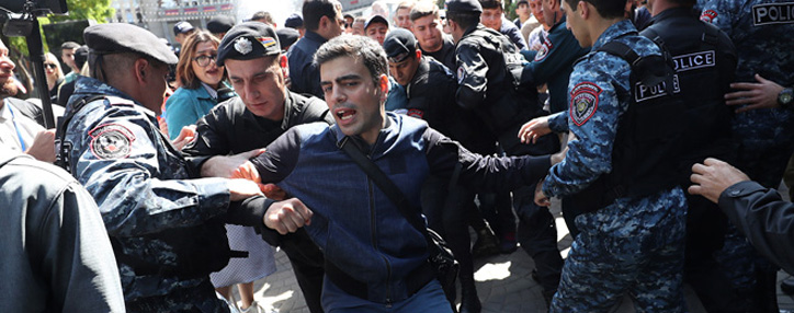 Число подвергнутых приводу участников акций неповиновения в Ереване увеличилось до 277 