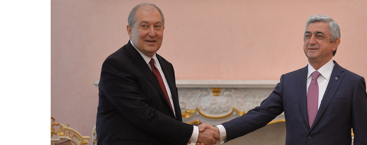 ՀՀ նորընտիր նախագահը մինչ պաշտոնի ստանձնումը տիկնոջ հետ հյուրընկալվել է Բաղրամյան 26-ում 