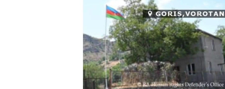 Ադրբեջանցիները Գորիսի Որոտան բնակավայրի հատվածում տեղադրել են ոստիկանական հենակետ և իրանցի վարորդներից գումար են պահանջում (ՖՈՏՈ)