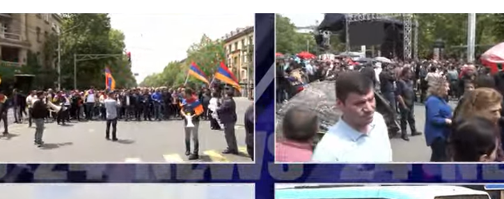 Երևանում մեկնարկել է «Դիմադրություն» ընդդիմադիր շարժման երթը