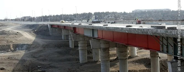 Երևանի 5-րդ խոշոր կամուրջը գրեթե պատրաստ է, այն, ունի 252մ եկարություն 