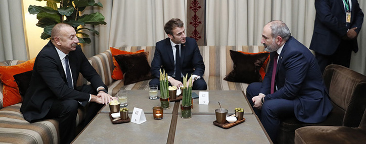 ﻿Մակրոնի նախաձեռնությամբ Բրյուսելում կայացել է Փաշինյան–Ալիև հանդիպումը