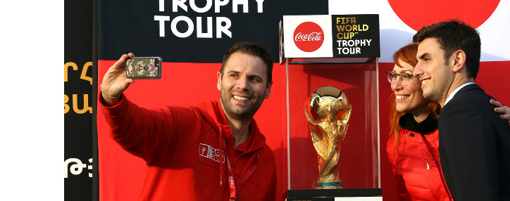 FIFA World Cup trophy is on display in Yerevan