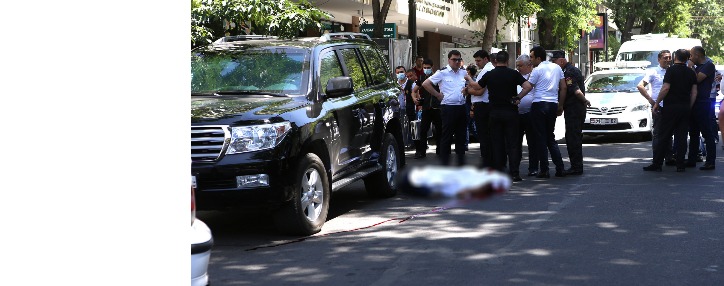 В центре Еревана застрелили мужчину