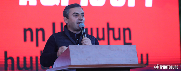 Сагателян озвучил планы оппозиции на среду после митинга и шествия