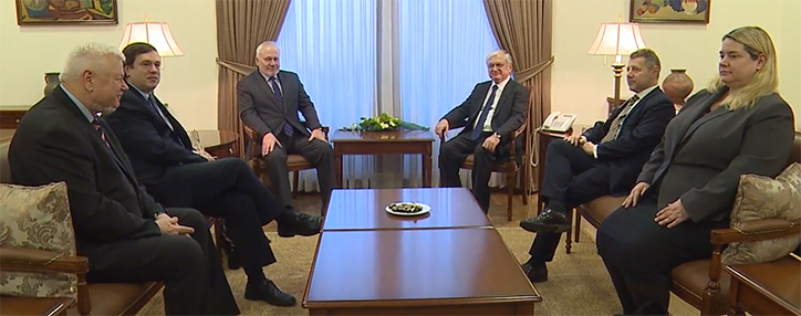 Էդվարդ Նալբանդյանը հանդիպել է ԵԱՀԿ ՄԽ համանախագահների հետ