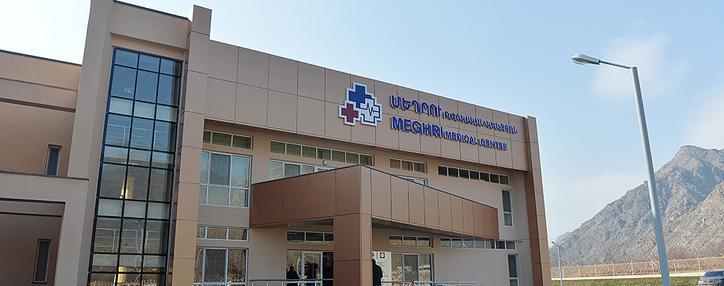 Armenian president attends opening of medical center in Meghri