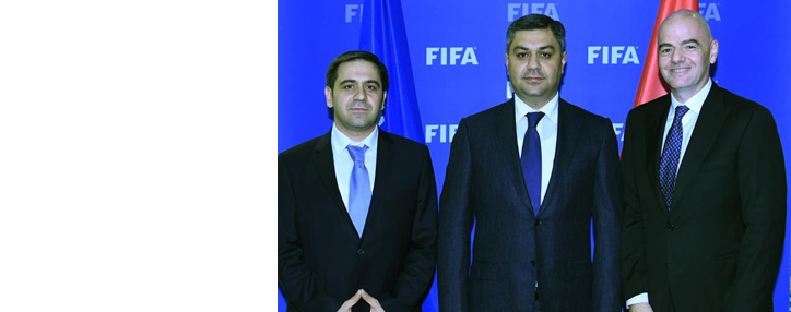 FIFA president to visit  Armenia