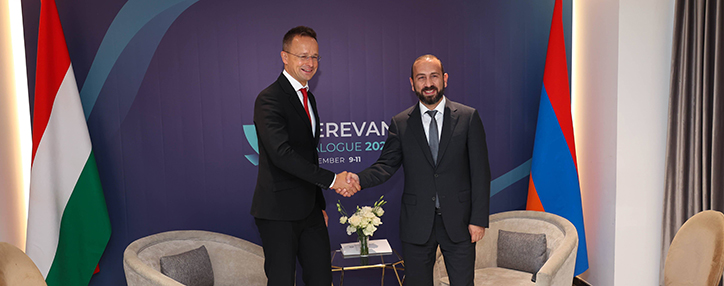 Armenian, Hungarian Foreign Ministers discuss diplomatic ties, EU partnership