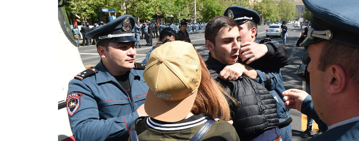 12։00–ի դրությամբ բերման է ենթարկվել 66 քաղաքացի. ոստիկանություն