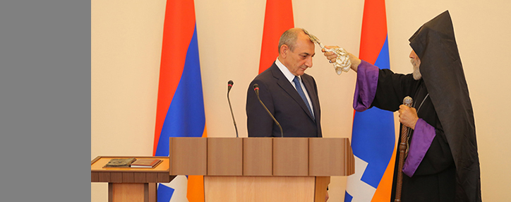 Церемония инаугурации президента Республики Арцах прошла в Степанакерте