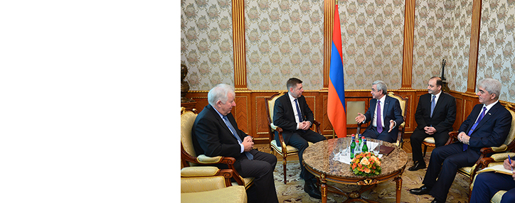 Президент Армении наградил медалью главу компании FLSmidth 