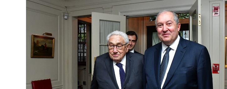 Նախագահ Սարգսյանը Հենրի Քիսինջերին հրավիրել է այցելել Հայաստան