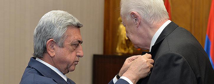 Бывший директор СНБ Армении награжден орденом "Святого Вардана Мамиконяна"