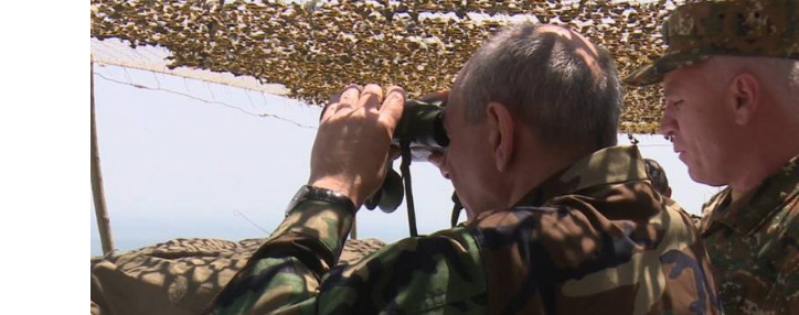 Президент Арцаха ознакомился с оперативно-стратегической ситуацией на передовой