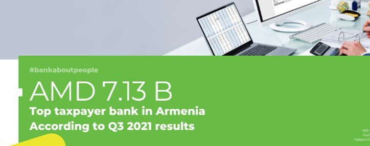 Ameriabank: 62.5% Growth in Taxes YOY