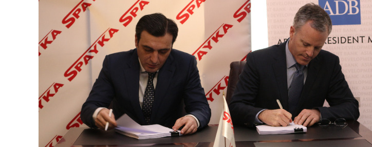  ԱԶԲ–ն ՍՊԱՅԿԱ–ի հետ ջերմոցային ընդյալնմանն ուղղված վարկային համաձայնագիր է ստորագրել