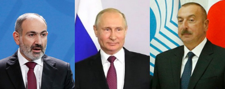Президент РФ проведет две двусторонние встречи с Пашиняном и Алиевым