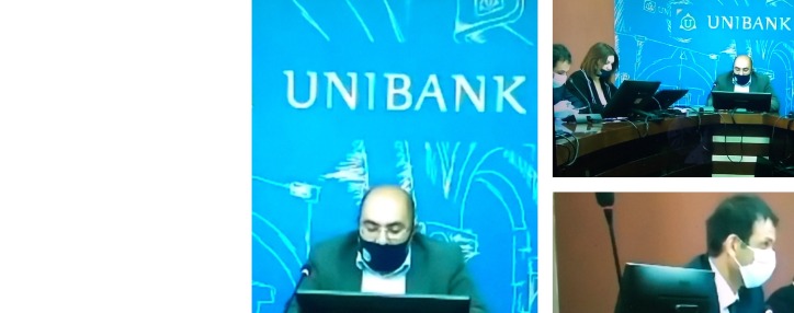 Յունիբանկի բաժնետերերի տարեկան ընդհանուր ժողովն անցկացվեց առցանց. մոտ 1.3 մլրդ ՀՀ դրամի զուտ շահույթը կուղղվի բանկի հեռանկարային զարգացմանը