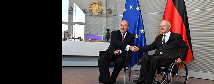 Президент Саркисян: Армению интересует опыт Германии в сфере парламентской демократии 