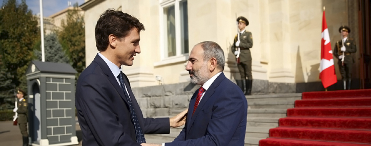 Նիկոլ Փաշինյանը հեռախոսազրույց է ունեցել Ջասթին Թրյուդոյի հետ