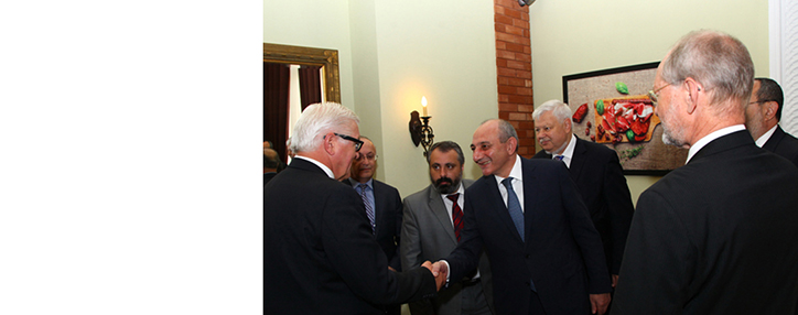 ԼՂՀ նախագահը հանդիպում է ունեցել Գերմանիայի ԱԳՆ ղեկավարի հետ