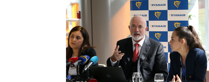 Прямые рейсы лоукостера Ryanair из Армении в Европу начнутся с 2020 года