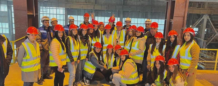 «ԳեոՊրոՄայնինգ գոլդը» ԵՊՀ ուսանողների և ավագ դպրոցի աշակերտների համար կազմակերպել էր ճանաչողական շրջայց Արարատի ոսկու կորզման ֆաբրիկայում