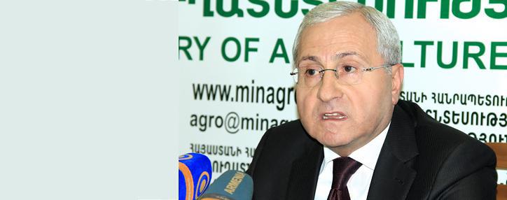 Minister speaks about achievements and faults in Armenian agriculture 