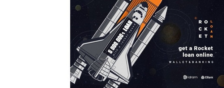 Online Rocket Loan, with the speed of a rocket, from IDBank