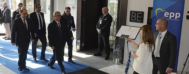 Armenian president speaks at European People’s Party Summit