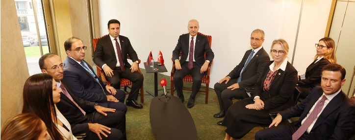 Հայաստանի և Թուրքիայի ԱԺ խոսնակները քննարկել են խաղաղության գործընթացը Հարավային Կովկասում ու «Խաղաղության խաչմերուկը»