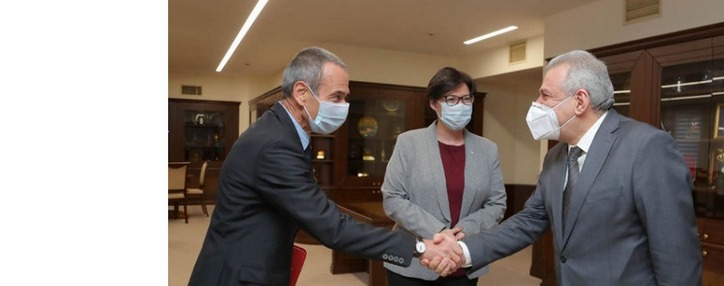 ՀՀ պաշտպանության նախարար Վաղարշակ Հարությունյանն ընդունել է Հայաստանում Կարմիր խաչի միջազգային կոմիտեի պատվիրակության ղեկավար Քլեր Մեյթրոյին