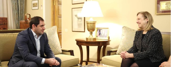 Պապիկյանը ՀՀ–ում ԱՄՆ դեսպանի քննարկել է պաշտպանության ոլորտում համագործակցությանը վերաբերող հարցեր