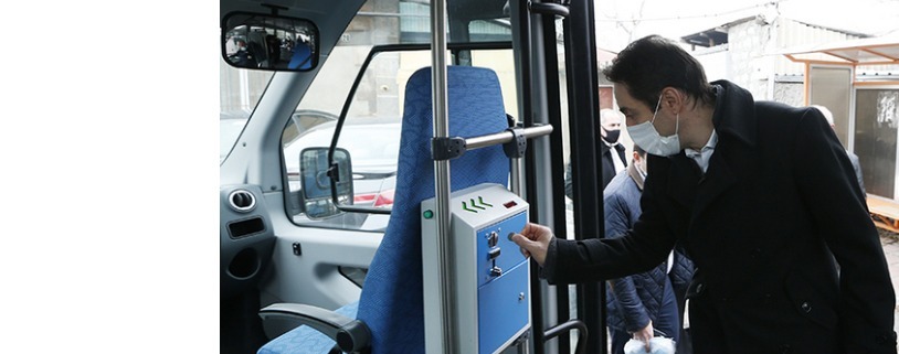 Первая партия новых компактных автобусов вышла в рейс в Ереване 